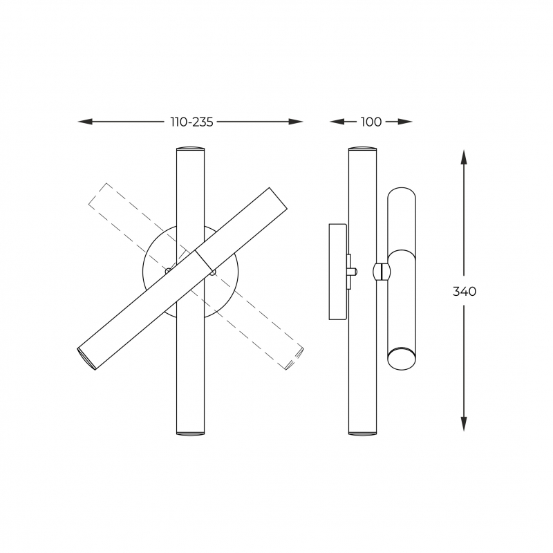Kinkiet LOYA W0461-03N-P7SD