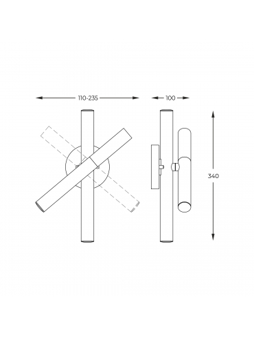 Kinkiet LOYA W0461-03N-P7SD