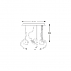Lampa sufitowa BALBO 2023573-GD