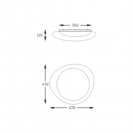 Lampa sufitowa AURA FM2201001-470