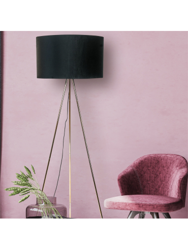 Lampa podłogowa INGA H06-GD-BK