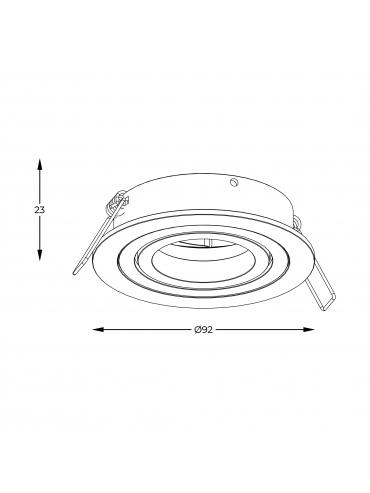 Spot RONDOO DL ROUND ARGU10-039
