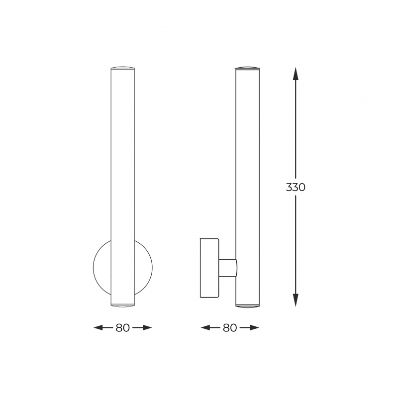 Kinkiet LOYA W0461-02B-K4K4