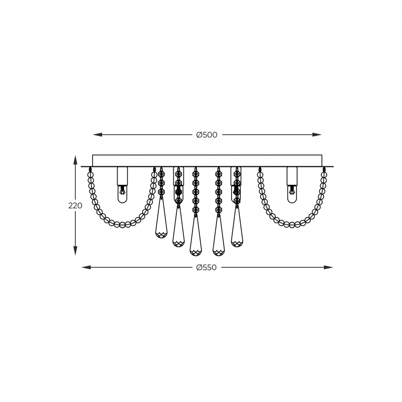 Lampa sufitowa SENSI 19157L