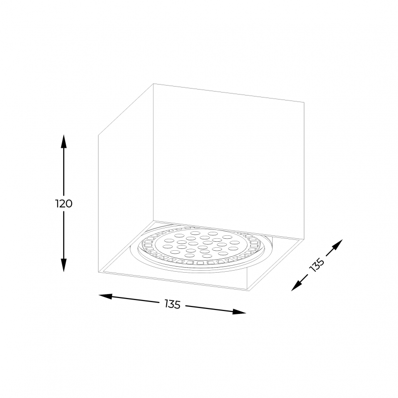 Spot BOX 1 WH ACGU10-114