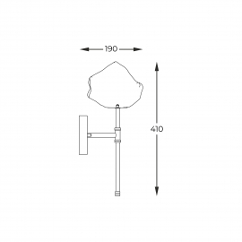 Kinkiet ROCK W0488-01D-SEAC