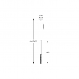 Lampa wisząca ONE P0461-01E-F7F7
