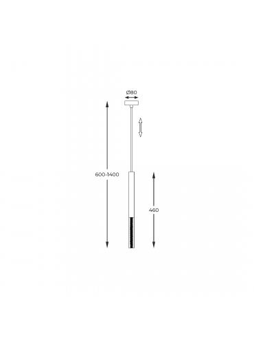 Lampa wisząca ONE P0461-01E-F4F4