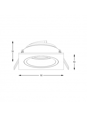 Spot CHUCK DL SQUARE BLACK 92704