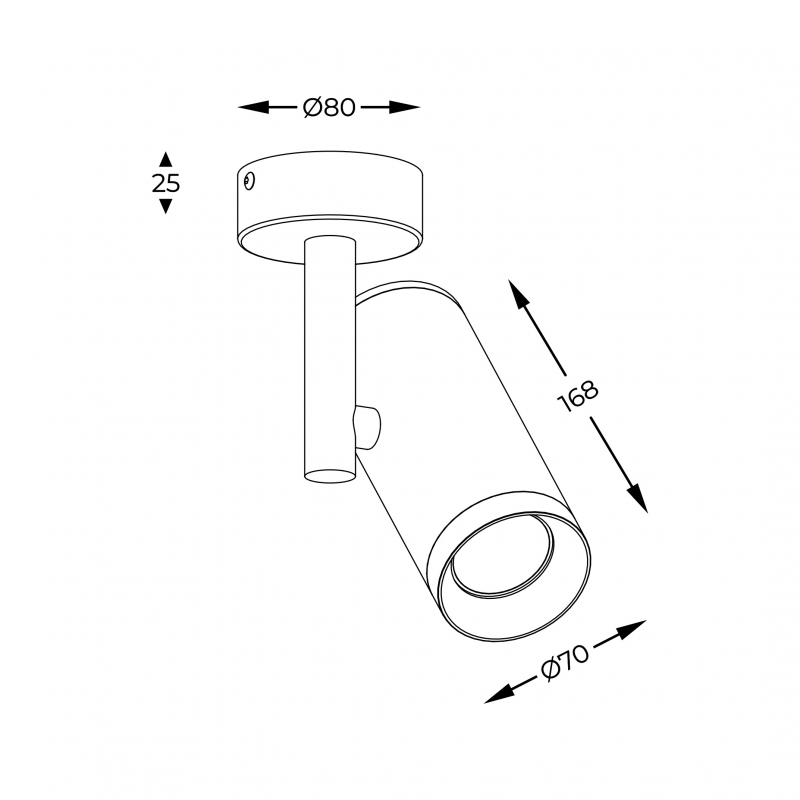 Spot TORI SL 2 20015-WH