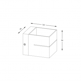 Spot TRANSFER WL 2 WHITE 91066