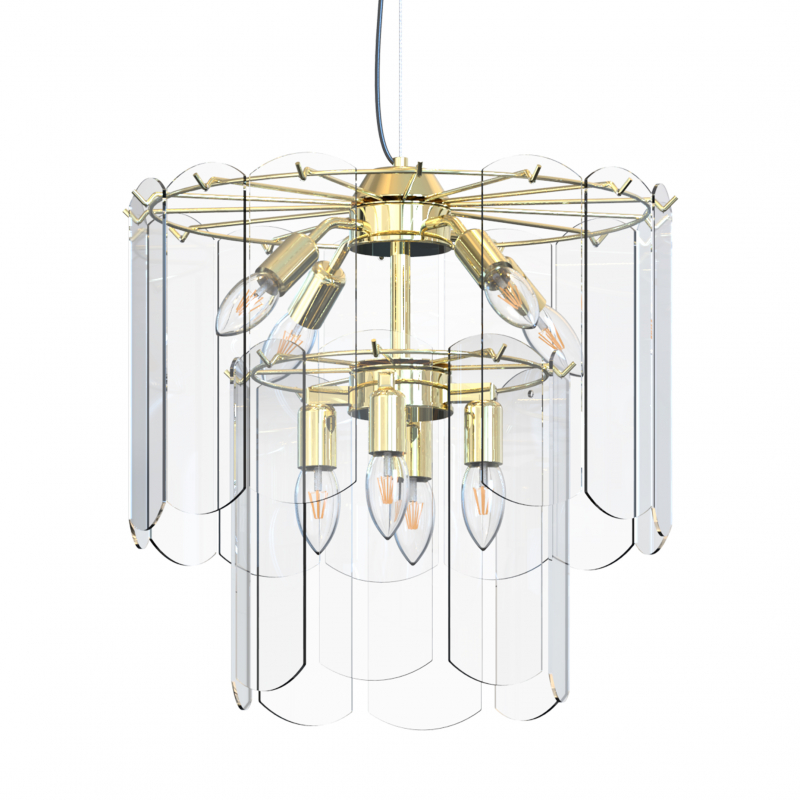 Lampa wisząca NIRA MD3523-8M-EGN