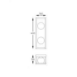 Kinkiet PIRO MB3115-2-3BT