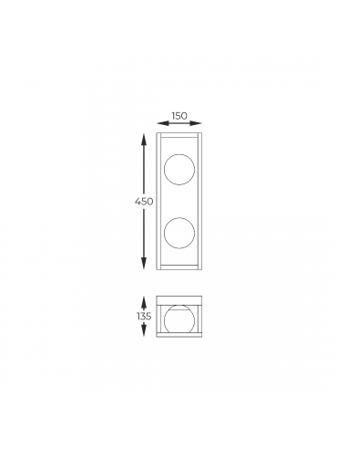 Kinkiet PIRO MB3115-2-3BT