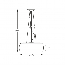 Lampa wisząca CRYSTAL P0076-06X-F4FZ