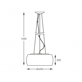 Lampa wisząca CRYSTAL P0076-05L-F4FZ