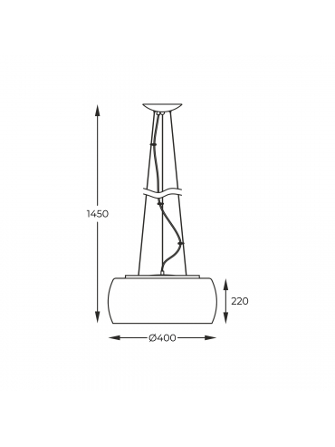 Lampa wisząca CRYSTAL P0076-05L-F4FZ