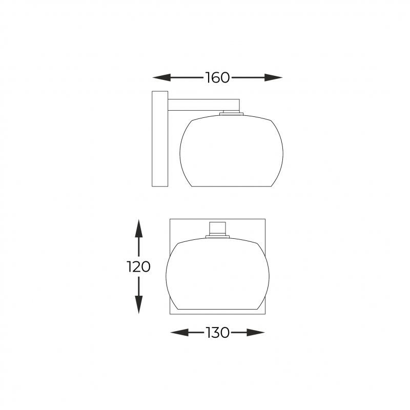 Kinkiet CRYSTAL W0076-01A-B5FZ