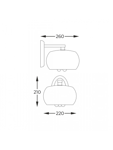Kinkiet CRYSTAL W0076-01D-F4FZ
