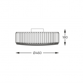 Lampa sufitowa PRINCE C0360-05B-F4AC
