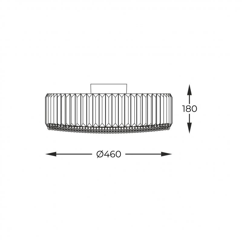 Lampa sufitowa PRINCE C0360-05B-F4AC