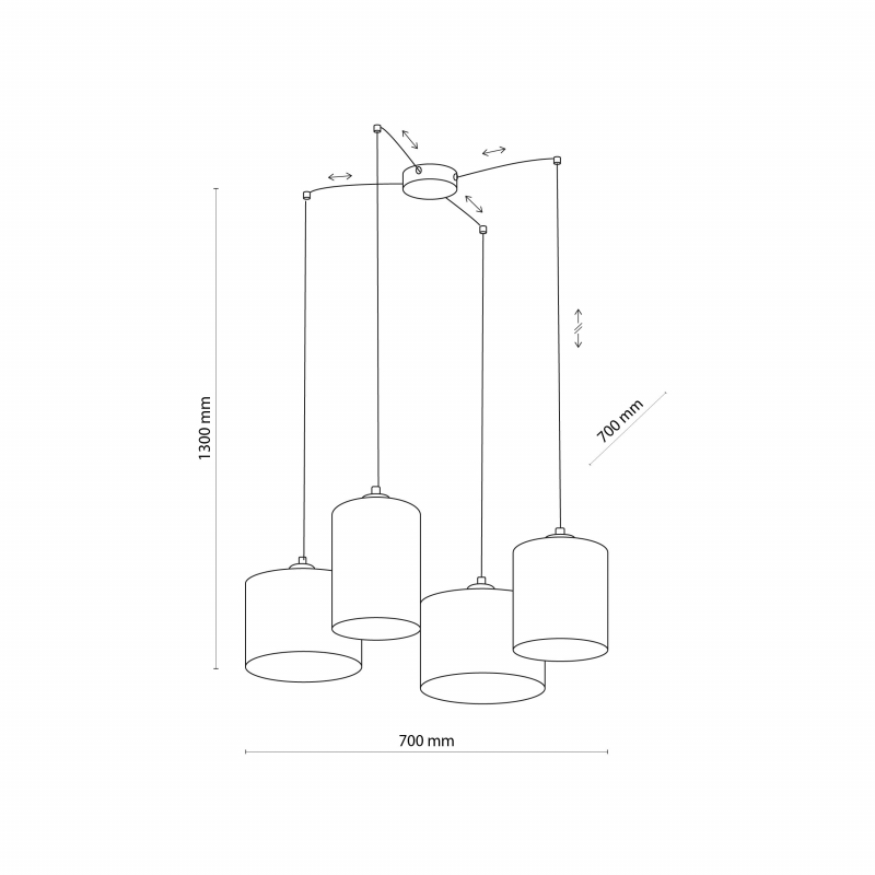 Lampa wisząca JUTA 6585