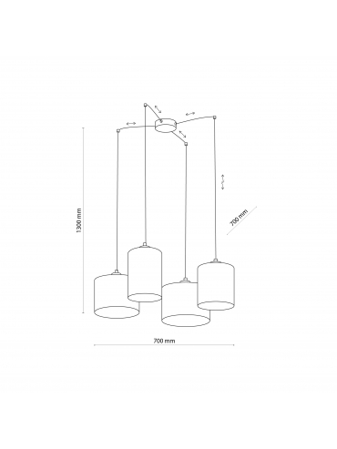 Lampa wisząca JUTA 6585