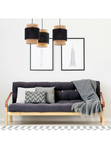 Lampa wisząca BOHO BLACK 6549