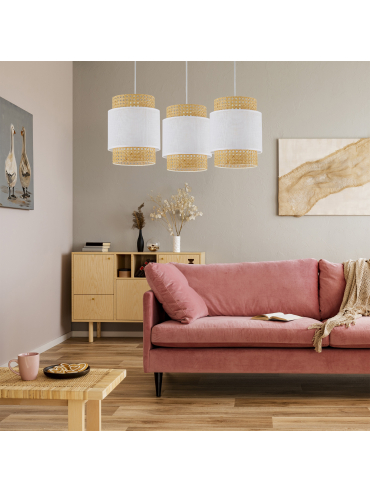 Lampa wisząca BOHO WHITE 6537