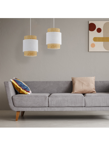 Lampa wisząca BOHO WHITE 6528