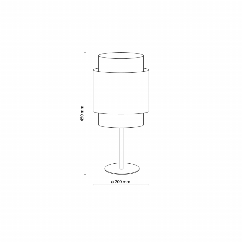 Lampa stołowa BOHO BLACK 5567