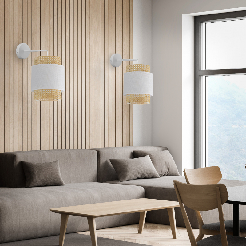 Kinkiet BOHO WHITE 6538