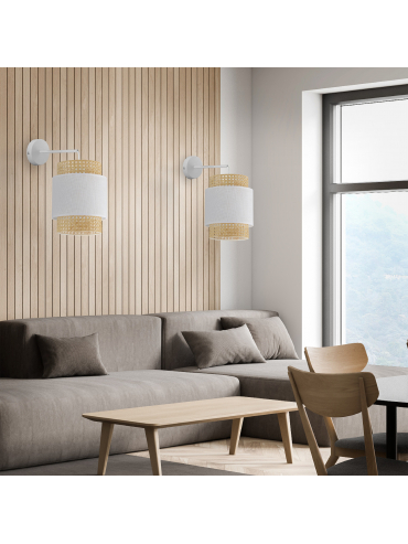 Kinkiet BOHO WHITE 6538