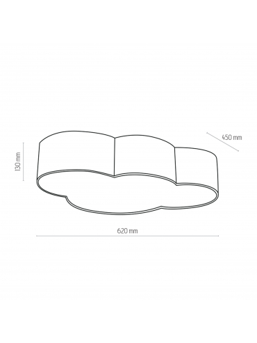 Lampa sufitowa CLOUD 3145
