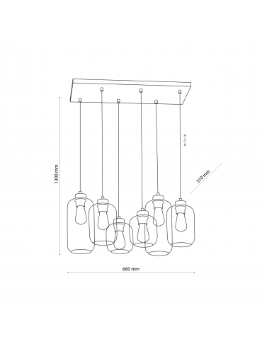 Lampa wisząca MARCO BROWN 3176