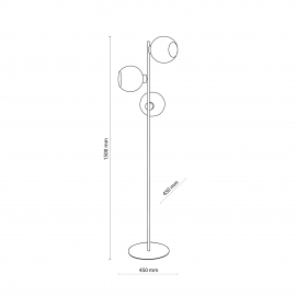 Lampa podłogowa CUBUS GRAPHITE 5239