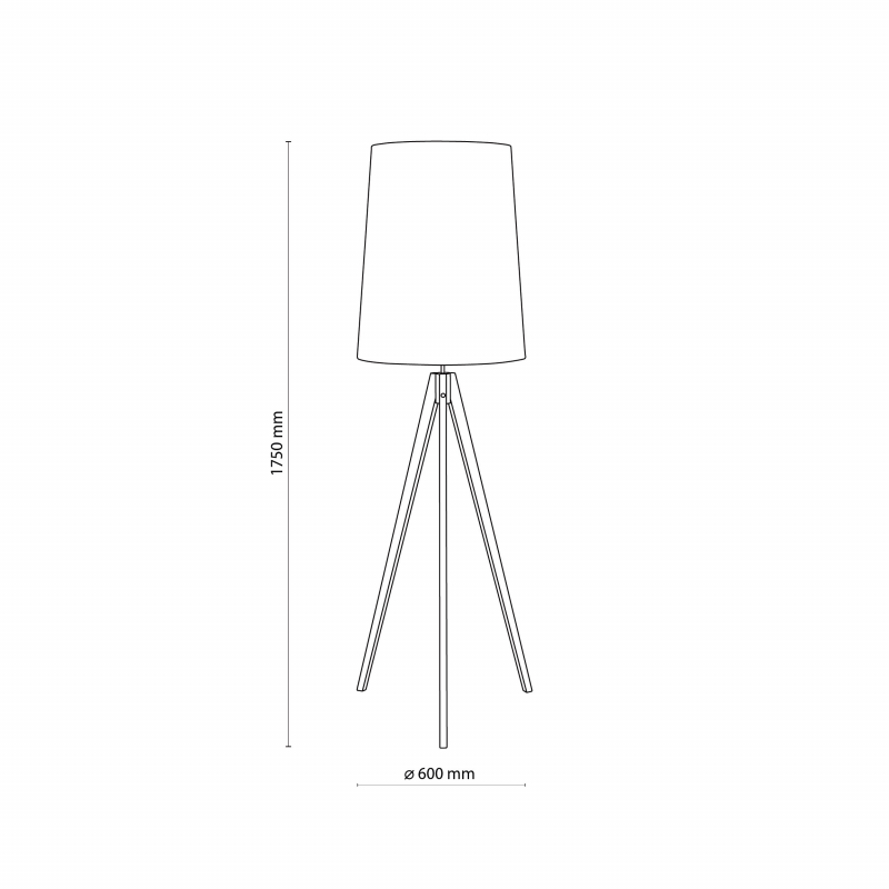 Lampa podłogowa WALZ WHITE 5047