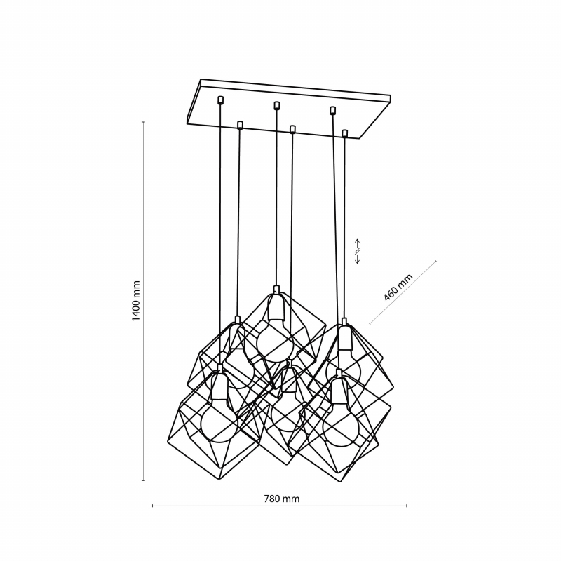 Lampa wisząca ALAMBRE 2779