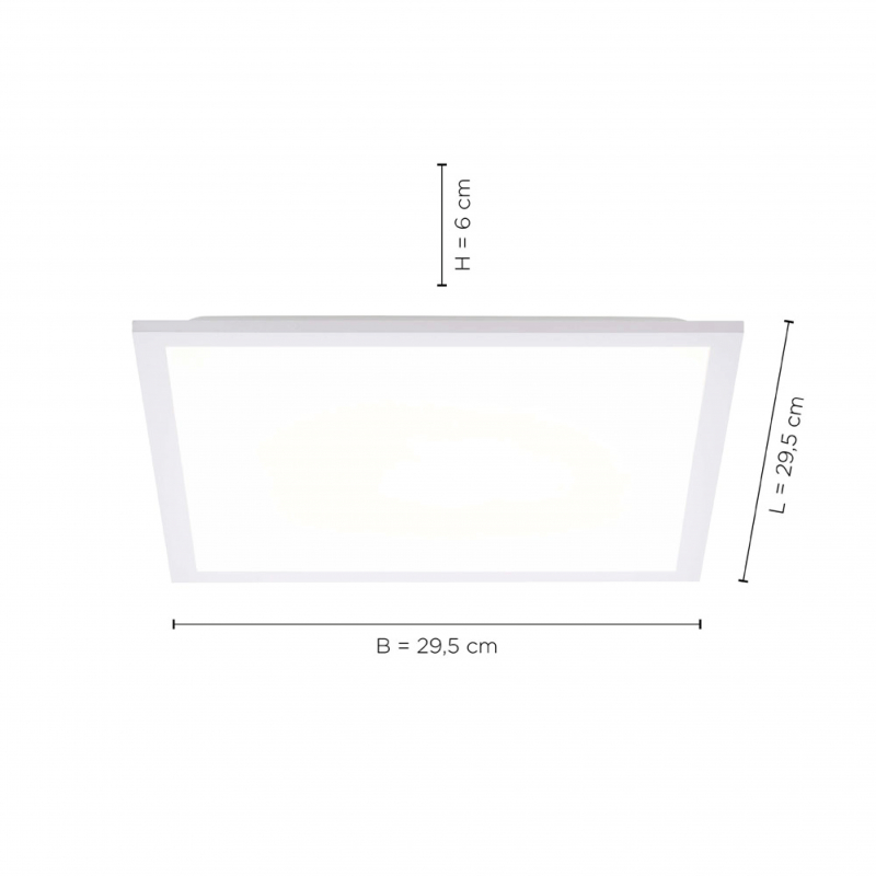 Lampa sufitowa FLAT 12200-16