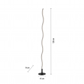 Lampa podłogowa WAVE 15168-18