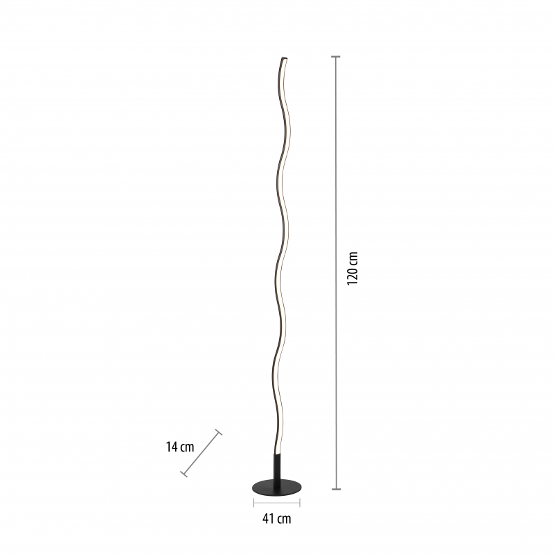 Lampa podłogowa WAVE 15168-18