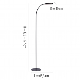 Lampa podłogowa KELLY 14406-18