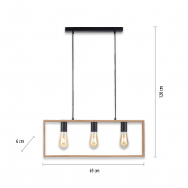 Lampa wisząca FRANKY 15652-18
