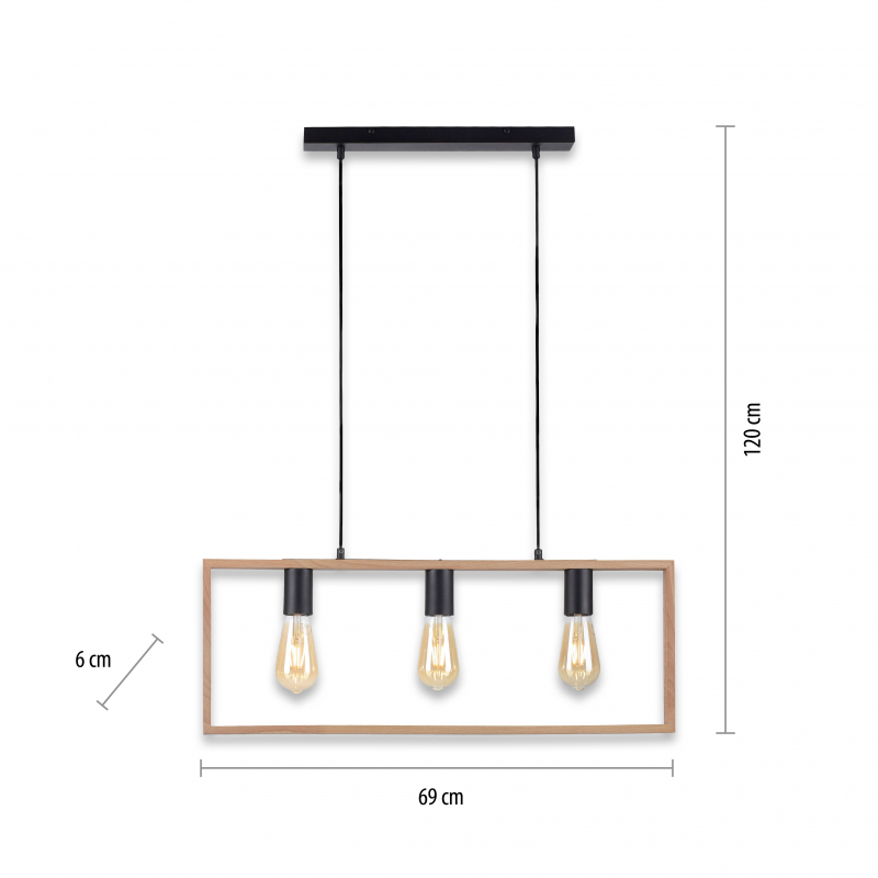 Lampa wisząca FRANKY 15652-18