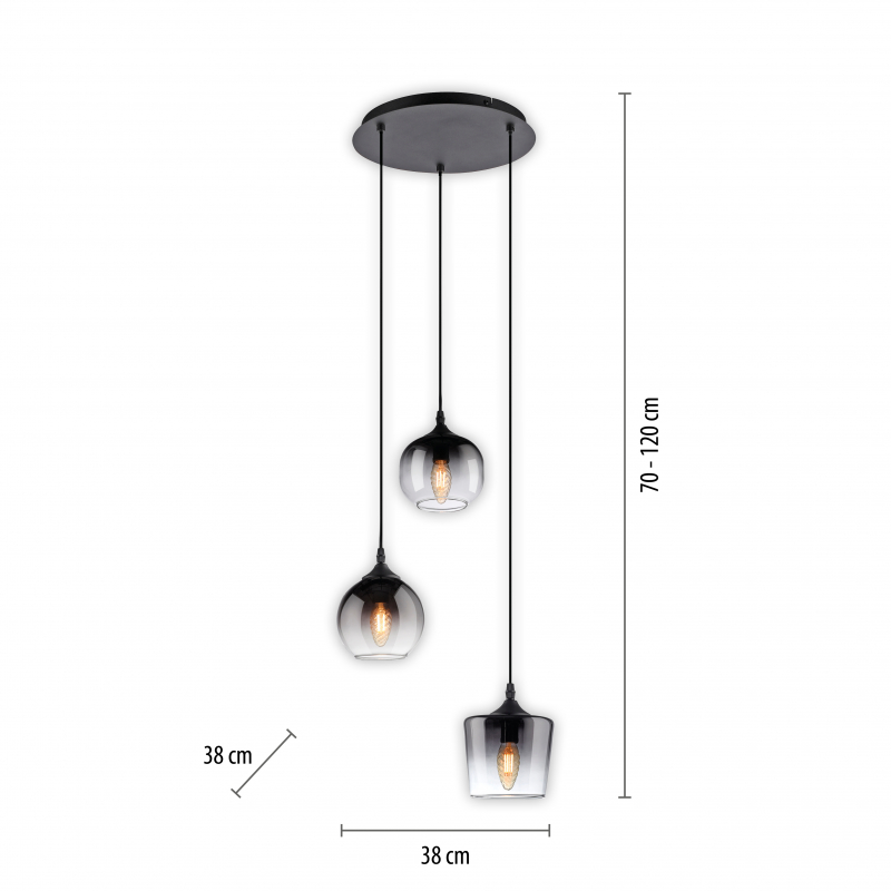 Lampa wisząca ZEA 15424-18