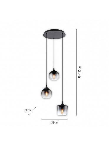 Lampa wisząca ZEA 15424-18