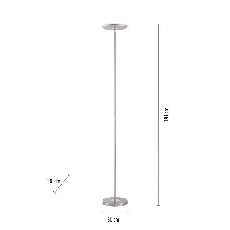 Lampa podłogowa HANS 11729-55