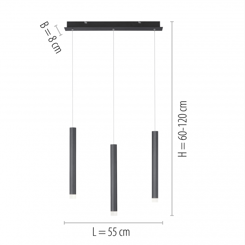 Lampa wisząca BRUNO 15203-18