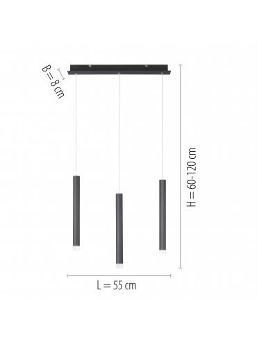 Lampa wisząca BRUNO 15203-18