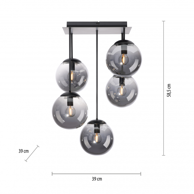 Lampa sufitowa BIG WIDOW 14602-18